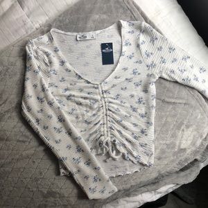 Ruffled Hollister long sleeve